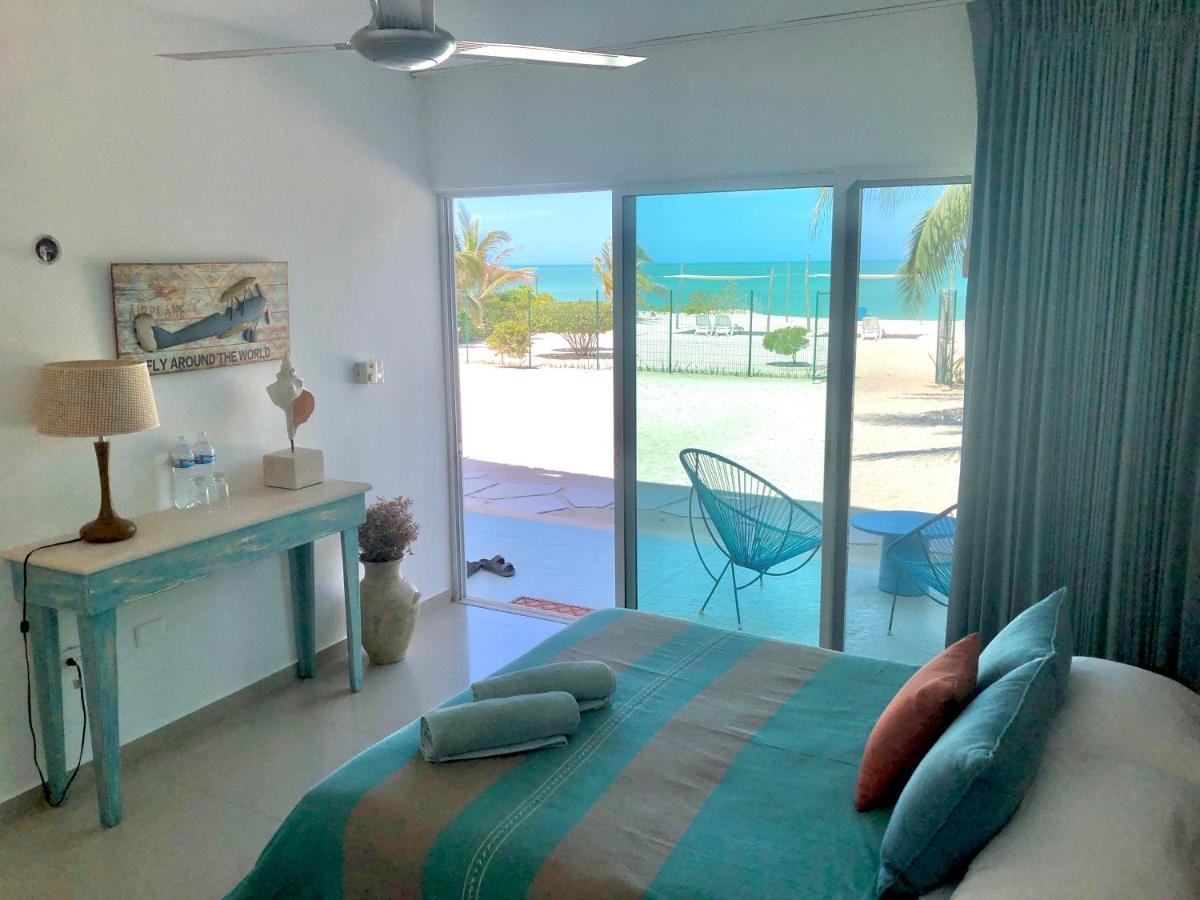 Playa 55 Beach Escape - Adults Only Guesthouse Celestun Bagian luar foto